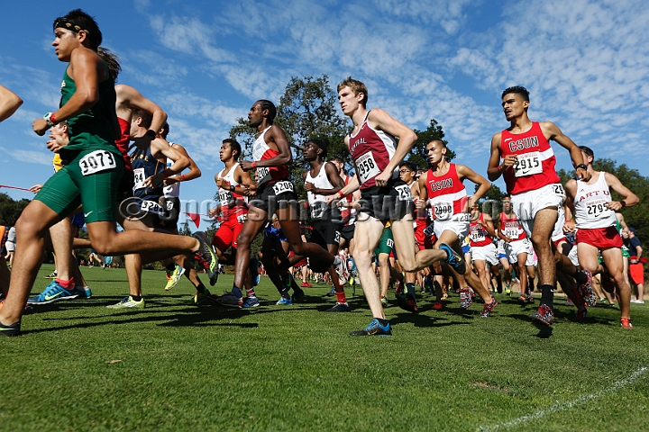 2015SIxcCollege-100.JPG - 2015 Stanford Cross Country Invitational, September 26, Stanford Golf Course, Stanford, California.